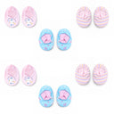 Girls Booties Pack of 6 - Color13 - F
