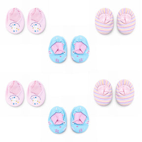Girls Booties Pack of 6 - Color13 - F