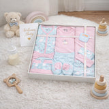 Bodycare Newborn Baby Gift Set for Boys & Girls, Cotton Clothing Set, Hospital Ready Combo Gift Hamper (5 Pcs, 0-6 Months)