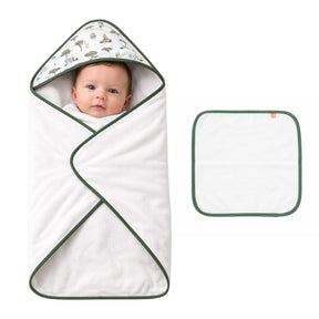 Baby Towel With Washcloth - Blanket & Washcloth - F