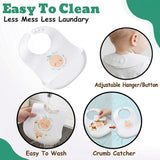 Baby Bibs Pack of 6 - Off White - F