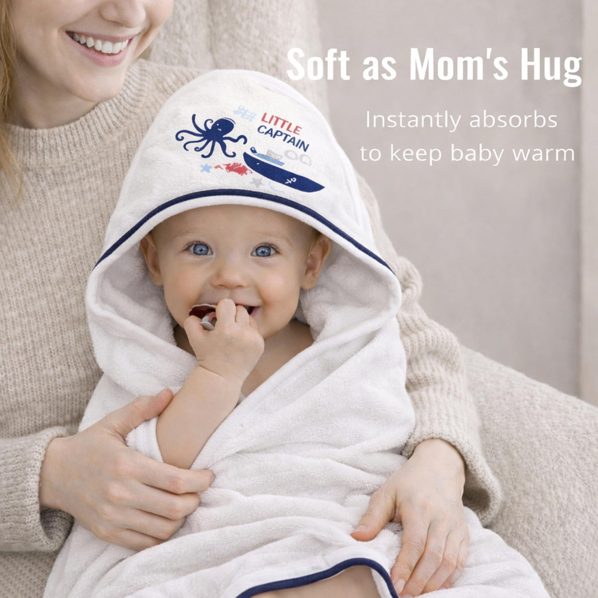Baby Hood Towel & W.Cloth - Towel & Washcloth - F