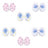 Girls Booties Pack of 6 - Color12 - F