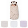 Baby 3D Hoodtowel&W.Cloth - Blanket & 3 Washcloth - F