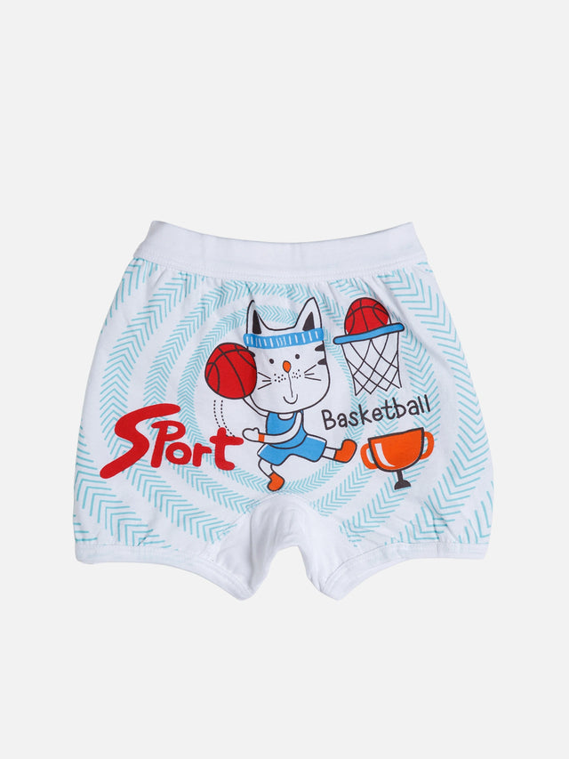 Unisex 100% Cotton Bloomer with Lycra Band for Everyday Innerwear Comfort and Regular Use - Pack of 3