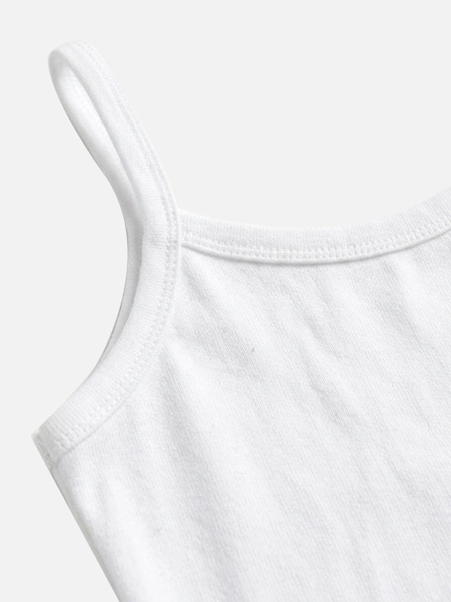 Girls Innerwear Vest Camisole for Everyday Innerwear Comfort, Easy Layering and Regular Use - Pack of 3