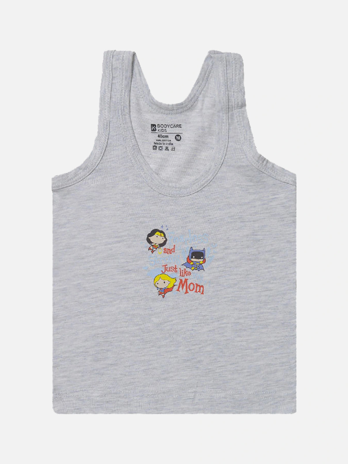 Unisex Baby 100% Cotton Sleeveless Vest with Round Neck, Cute Prints and Breathable Innerwear Comfort - Pack of 3