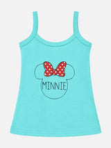 Baby Girls Minnie & Friends 100% Cotton Round Neck Sleeveless Camisole for Everyday Innerwear - Pack of 5