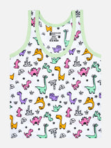 Boys 100% Cotton Round Neck Sleeveless Vest for Everyday Innerwear Comfort and Easy Layering - Pack of 3