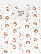 Baby Front Open Half Sleeves Short Suit Single Jersey Style 7901