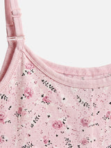 Girls Cotton Vest Round Neck Sleeveless