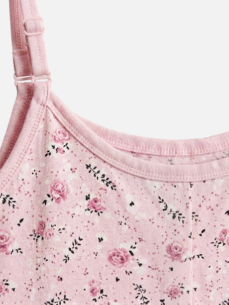 Girls Cotton Vest Round Neck Sleeveless