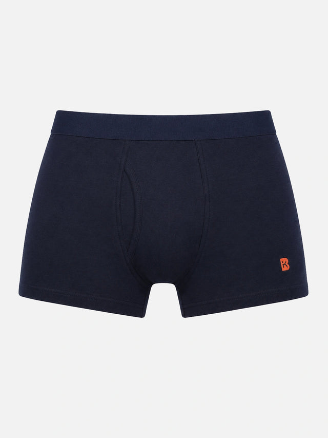 Boys Cotton Solid Innerwear Trunks with Inner Elastic, Soft Breathable Fabric and Stretchable Comfort Fit - Pack of 2