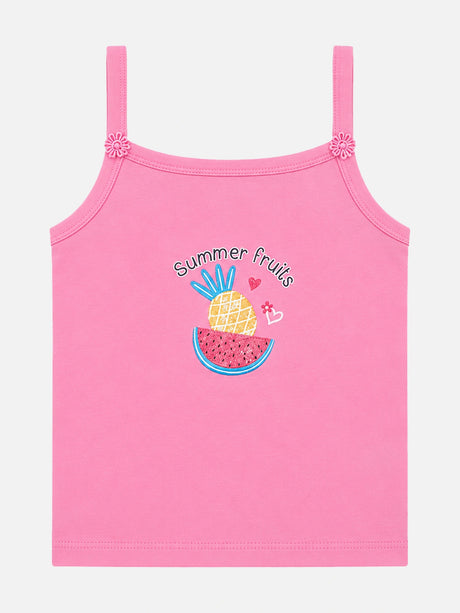 Girls Vest Dori Neck Sleeveless Pack of 4