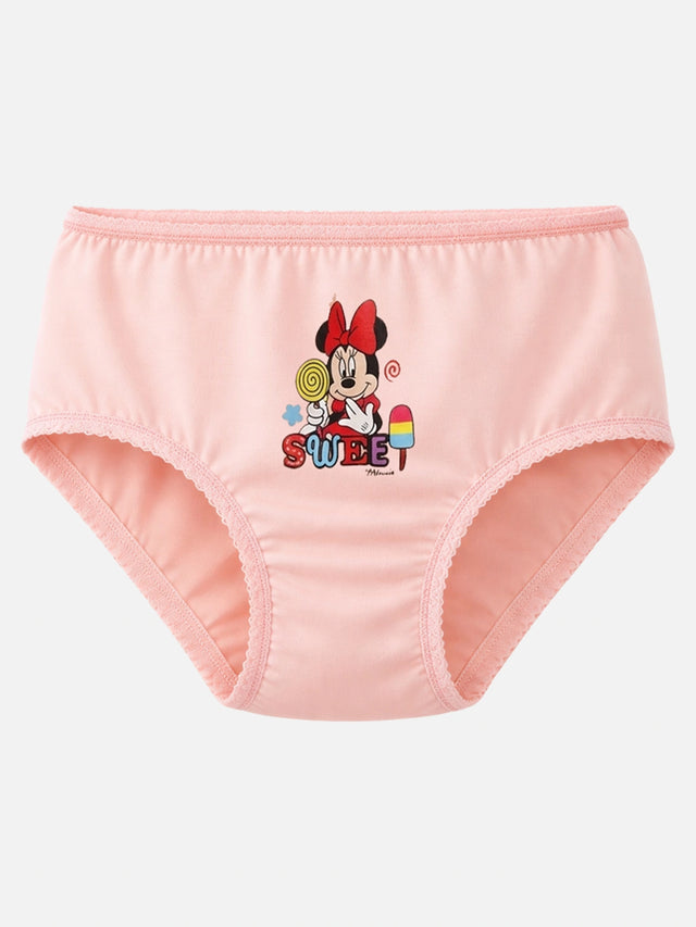 Girls 100% Cotton Panty with Top Elastic for Everyday Innerwear Comfort and Daily Essentials - Pack of 3