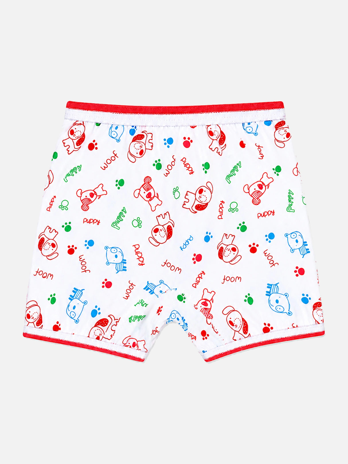 Unisex 100% Cotton Printed Bloomer with Top Elastic Waist for Comfortable Innerwear Essentials - Pack of 6