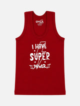 Boys 100% Cotton Printed Round Neck Sleeveless Innerwear Vest for Everyday Comfort and Regular Use - Pack of 4