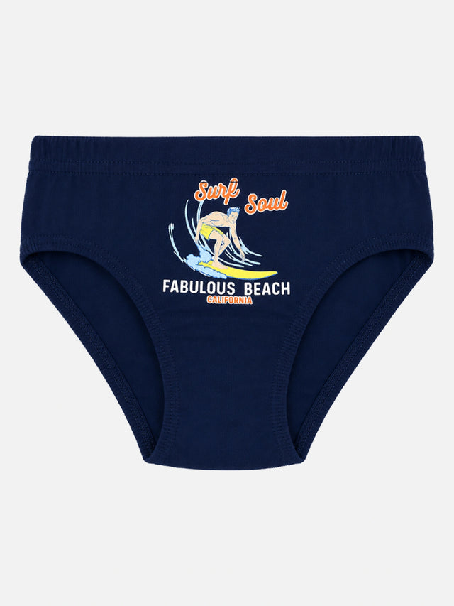 Unisex Kids 100% Cotton Briefs with Breathable Soft Innerwear Comfort for Everyday Essentials - Pack of 6