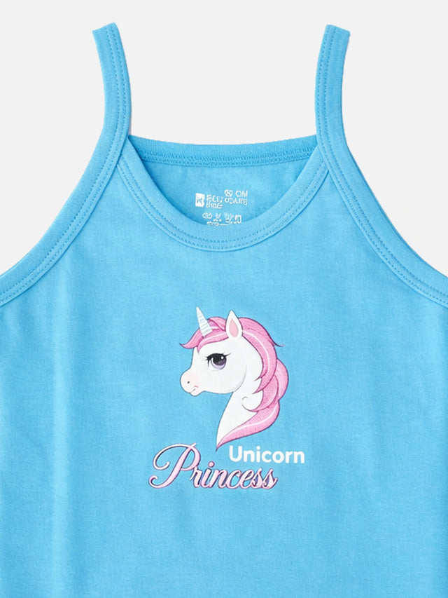 Girls Camisole Sleeveless Innerwear Vest for Everyday Comfort, Easy Layering and Regular Use - Pack of 3
