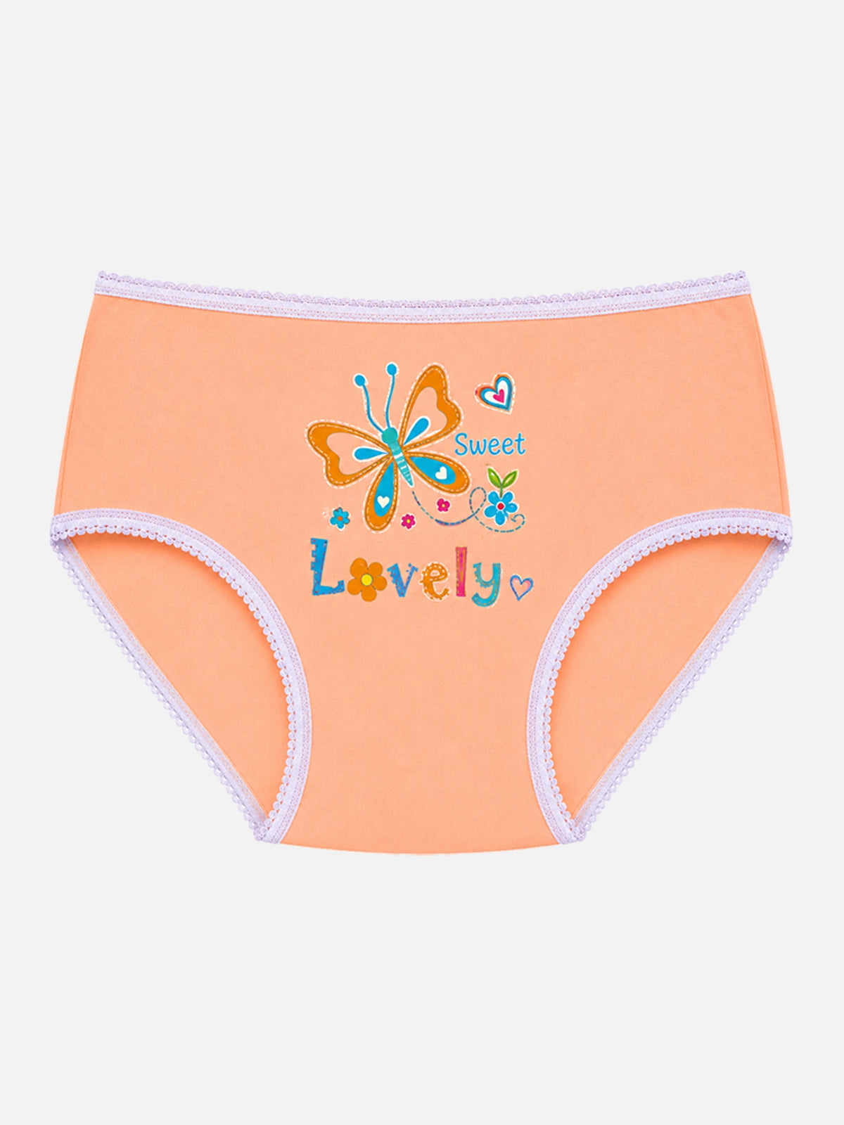 Baby Girls Cotton Printed Panty with Top Elastic Waistband for Comfortable Innerwear Essentials - Pack of 6