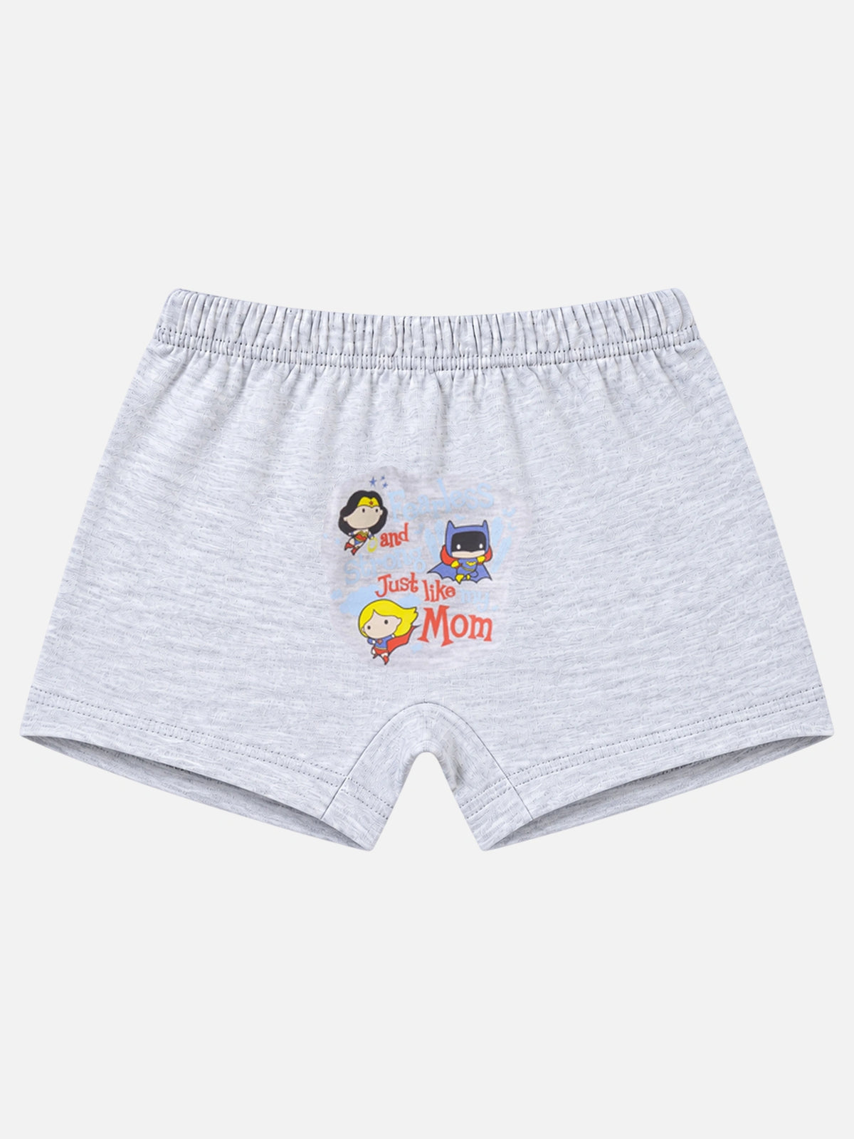 Baby Justice League 100% Cotton Innerwear Trunks with Inner Elastic Support for Everyday Comfort - Pack of 3