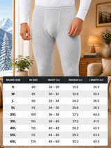 Men Antibacterial Thermal Bottom for Winter Base Layering, Cold-Weather Comfort and Everyday Warm Innerwear Essentials