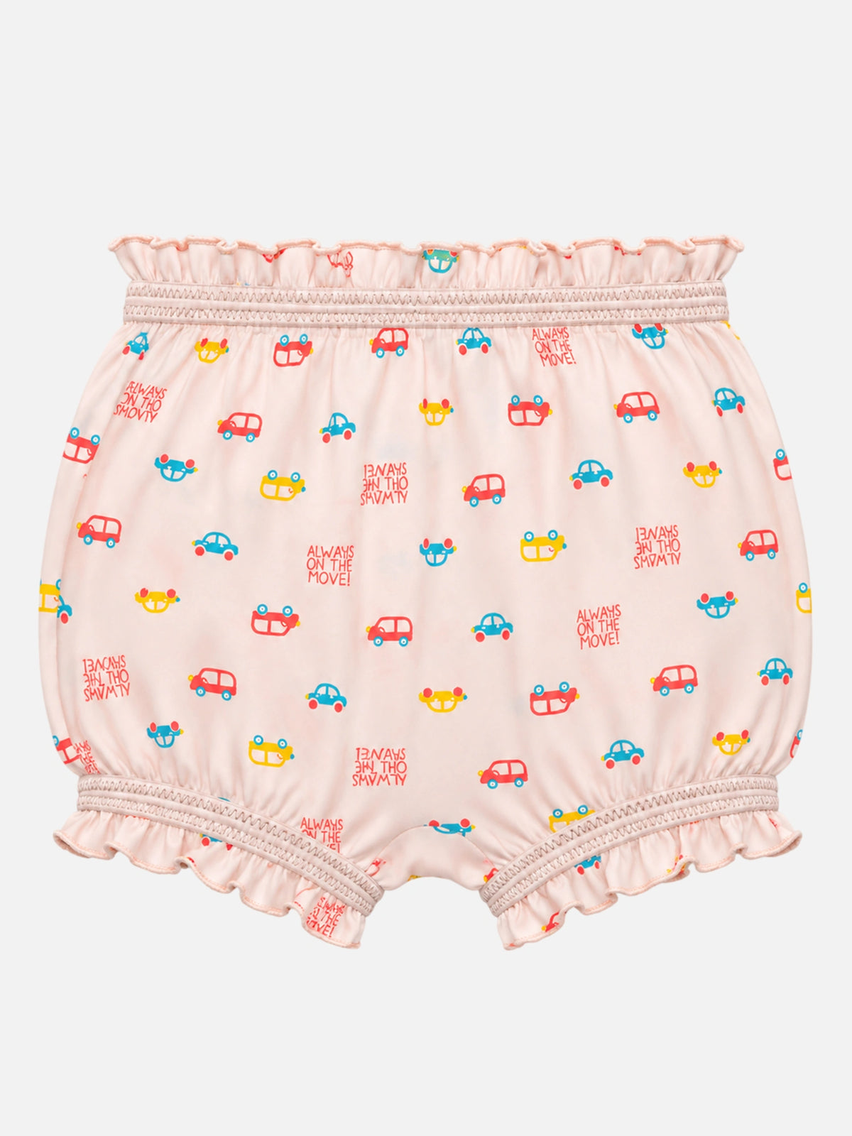 Baby Girls 100% Cotton Bloomers with Regular Fit for Everyday Innerwear Comfort and Baby Essentials - Pack of 3