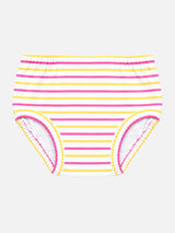 Baby Girls 100% Cotton Panty with Inner Elastic, Soft Breathable Fabric and Everyday Innerwear Comfort - Pack of 3
