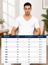 Men Antibacterial Thermal Top with V Neck and Half Sleeves for Winter Base Layering and Cold-Weather Comfort Essentials