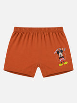 Unisex Mickey & Friends 100% Cotton Baby Trunks with Inner Elastic Support for Everyday Innerwear Comfort - Pack of 3