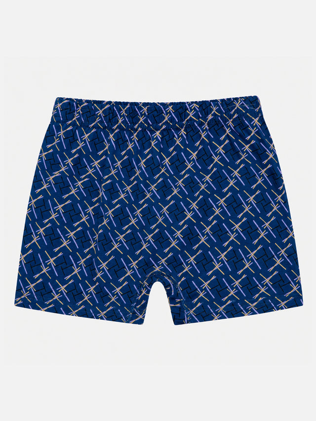 Boys 100% Cotton Trunk Inner Elastic Pack of 3