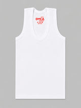 Boys Cotton Vest with Round Neck Sleeveless Design for Comfortable Innerwear Essentials and Regular Use - Pack of 6