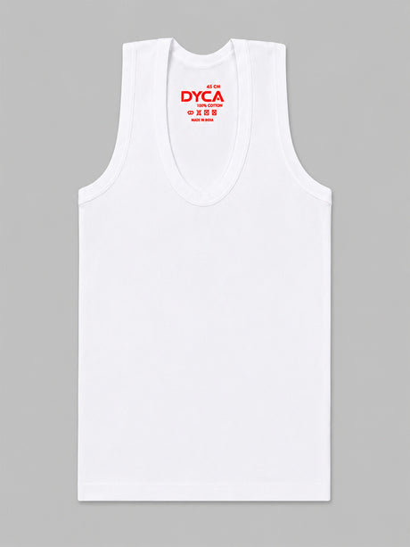 Boys Vest Round Neck Sleeveless Pack of 6