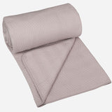 BodyComfy 100% Cotton Hosiery King-Size Fitted Bedcover – Chevron Print