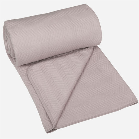 BodyComfy 100% Cotton Hosiery King-Size Fitted Bedcover – Chevron Print