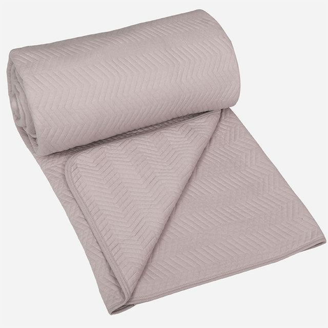 King Size Cotton Jersey Bedcover Chevron Pink - Bodycare