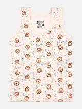 Baby Boys Innerwear Vest Round Neck Sleeveless for Everyday Innerwear Comfort, Easy Layering and Regular Use - Pack of 3