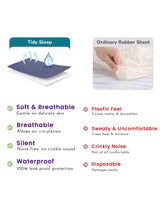 Unisex Dry Sheet for Regular Home Use, Comfortable Bedding Support and Everyday Protection Essentials - Pack of 1