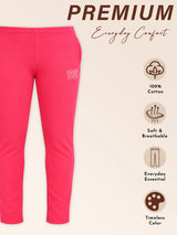 Women Fleece Solid Track Pant with Sports Jogger Styling for Workout, Gym and Everyday Active Wear Comfort