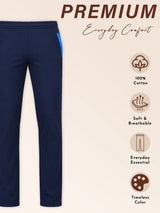 Men Cotton Track Pant with Side Pockets for Comfortable Lounge Wear, Casual Wear and Easy Everyday Movement - Pack of 1
