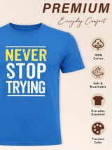Men T-Shirt Round Neck Half Sleeves with Casual Everyday Styling for Easy Pairing and Layering Comfort
