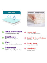 Unisex Dry Sheet for Regular Home Use, Comfortable Bedding Support and Everyday Protection Essentials - Pack of 1