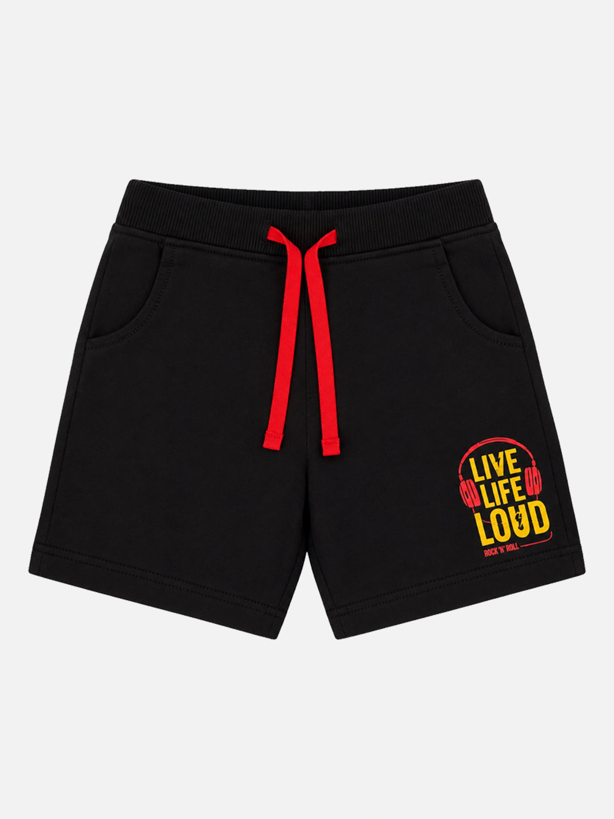 Boys Solid Shorts with Easy Pull-On Comfort for Casual Wear, Lounge Wear and Everyday Movement - Pack of 2