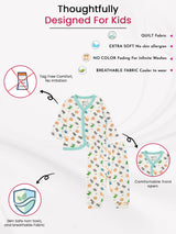 Unisex Baby Cotton Printed Top and Pyjama Set with Soft Comfort, Coordinated Nightwear Style and Everyday Ease