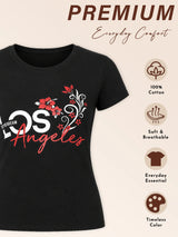 Women T-Shirt Round Neck Half Sleeves with Solid Styling for Casual Wear, Layering and Everyday Comfort