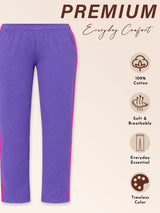 Women Cotton Track Pant with Side Pockets and Regular Fit Jogger Style for Active Casual Wear and Easy Movement