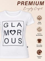 Women T-Shirt Round Neck Half Sleeves with Everyday Styling for Casual Wear and Easy Wardrobe Pairing