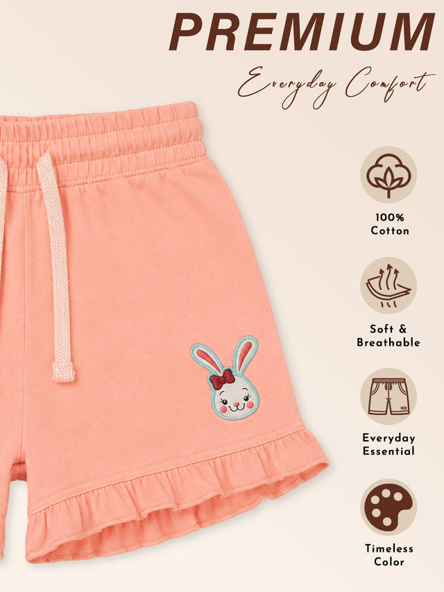 Baby Girls Shorts with Soft Fabric and Easy Fit for Daily Summer Wear, Outdoor Play and Comfortable Casual Styling