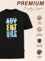 Men T-Shirt Round Neck Half Sleeves with Regular Casual Styling for Everyday Wear and Layering Comfort