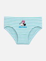 Girls Minnie & Friends 100% Cotton Panty with Inner Elastic for Skin Friendly Everyday Innerwear - Pack of 3